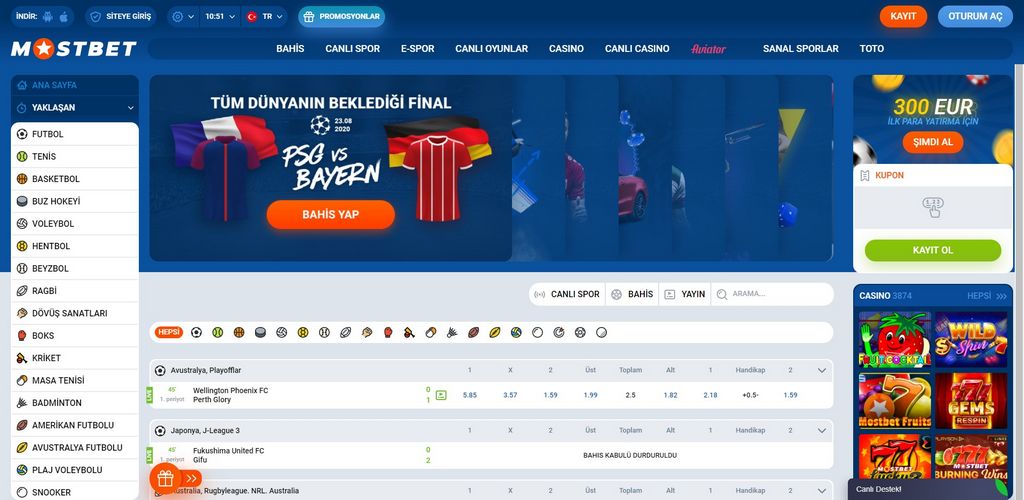 Mostbet: um parceiro generoso