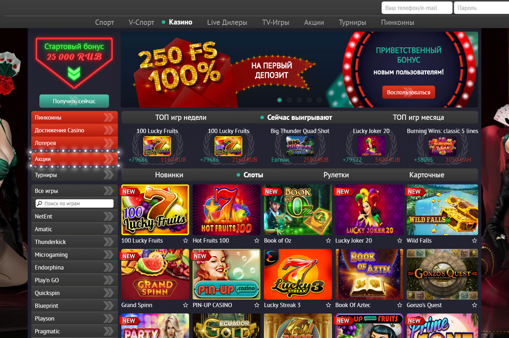 Pin-Up Online casino 2025