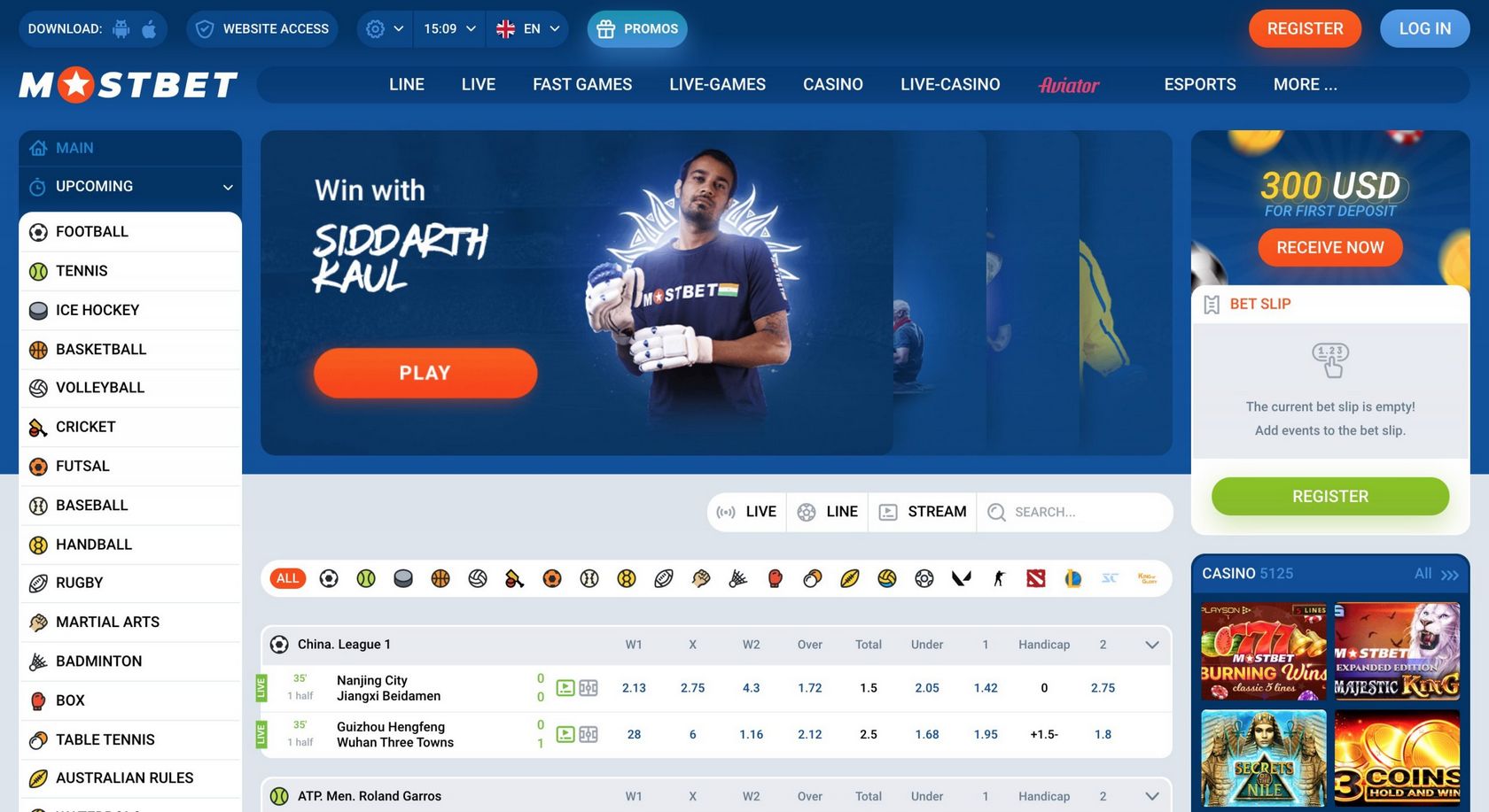 MostBet in India